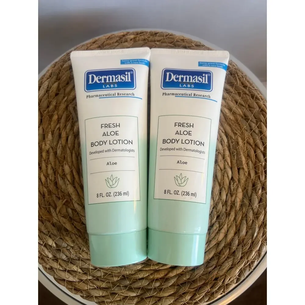 Derma Cell labs pharmaceutical research fresh aloe bottle, body lotion 8 fl oz.
